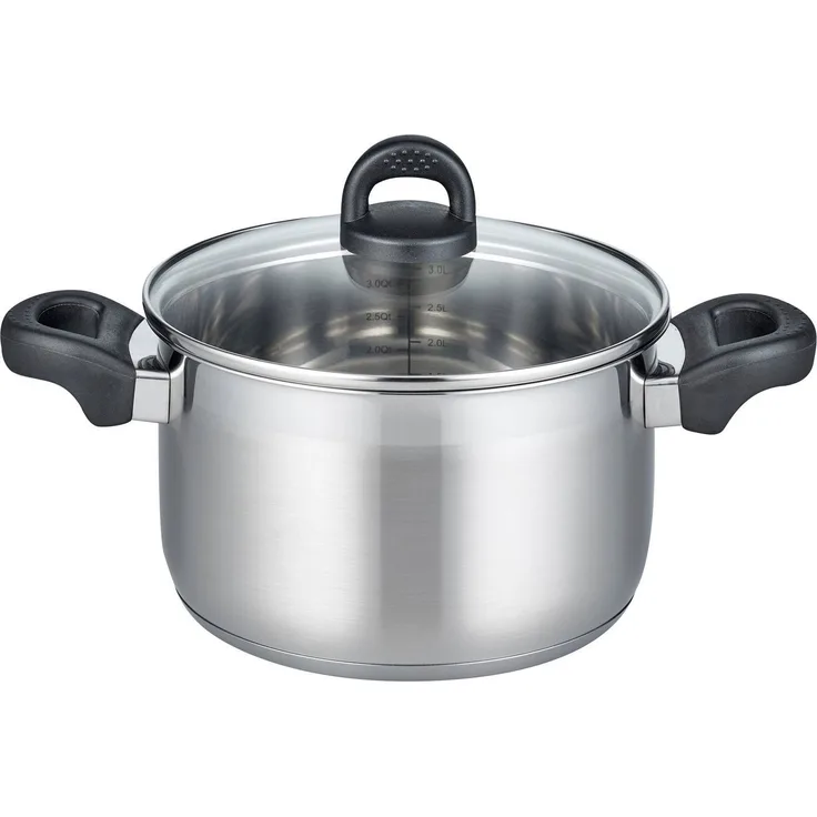 Elo Basic Fleischtopf Turmalin, Edelstahl 18/8, Öl Dosierringe, Induktion