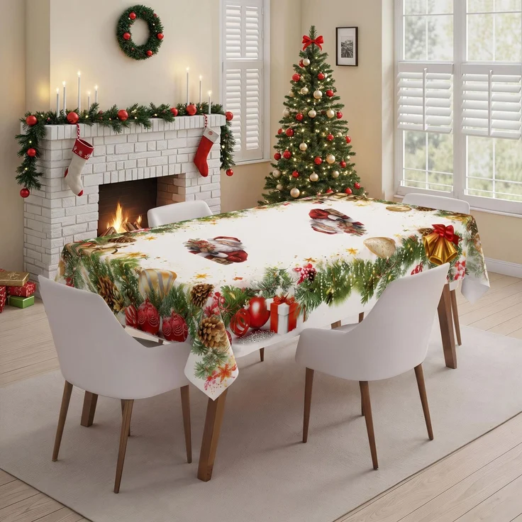 Hermia Concept 'Xmas 32 - Small' Tischdecke, Mehrfarbig, 100 x 160 cm – Bild 1