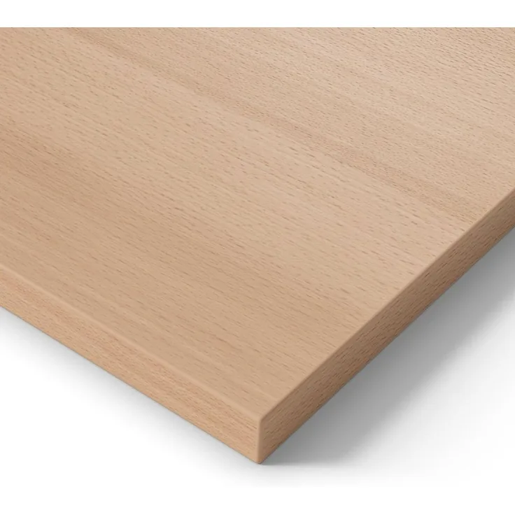 Ergotopia Schreibtischplatte Holzplatte gefertigt in Deutschland - 25 mm Bürotischplatte