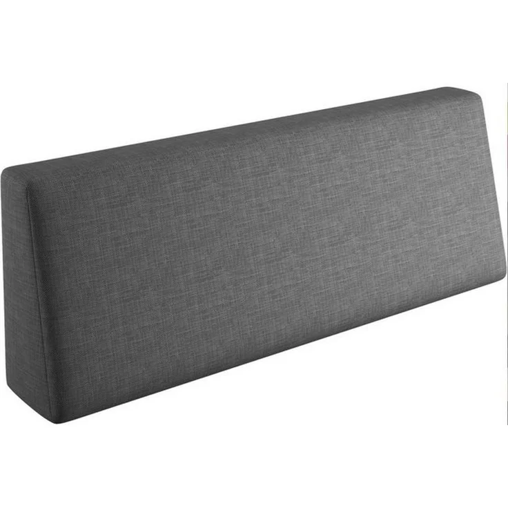 sunnypillow Rückenkissen Palettenkissen mit abnehmbarem Bezug Rückenkissen 120x40x20/10cm, Anthrazit – Bild 4