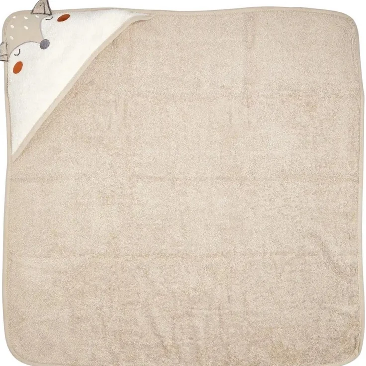 Weiches & flauschiges Kapuzenhandtuch für Babys, 80x80 cm, 100% Baumwolle – Bild 1