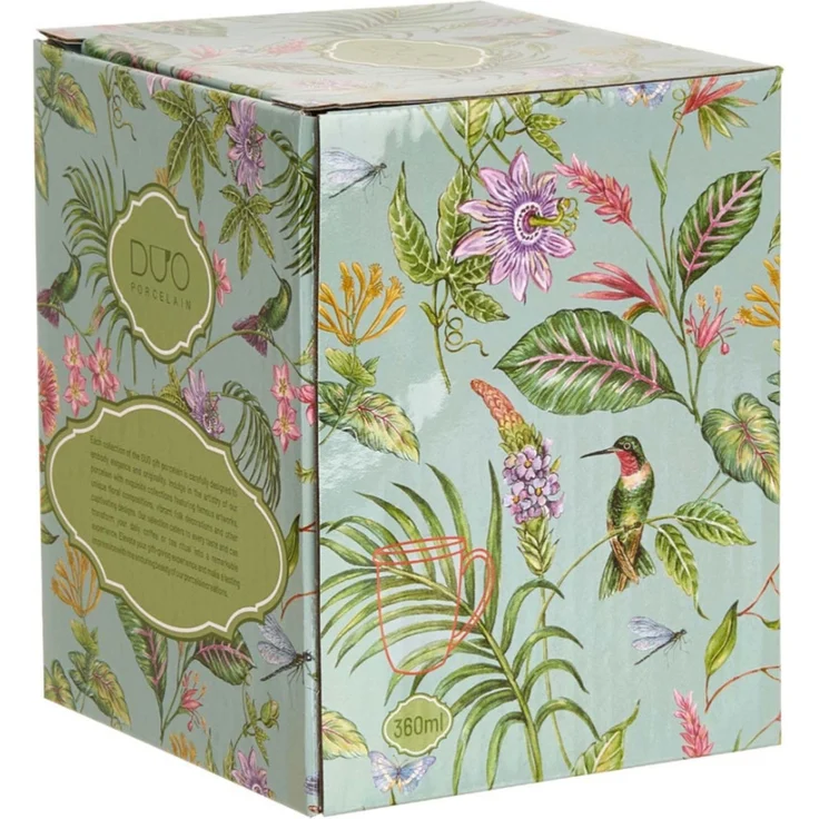 DUO Becher SOUND OF PARADISE, 360 ml, mit Teesieb und Deckel, New Bone China Porzellan – Bild 6