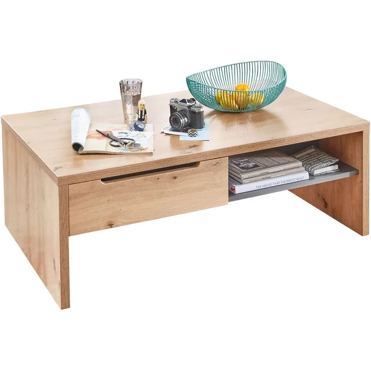 Couchtisch Wohnzimmertisch MEMPHIS Artisan Eiche 110 x 65 cm