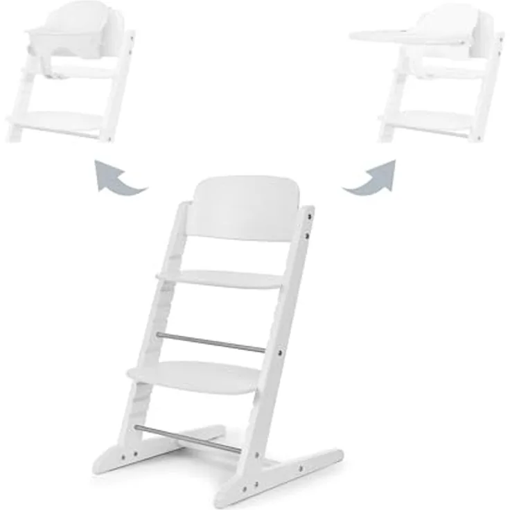 Cybex Iris 3-in-1 Hochstuhl mit Baby Set und Tablett All White