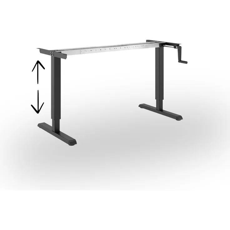 Steelforce 300 HC Tischgestell - Schwarz