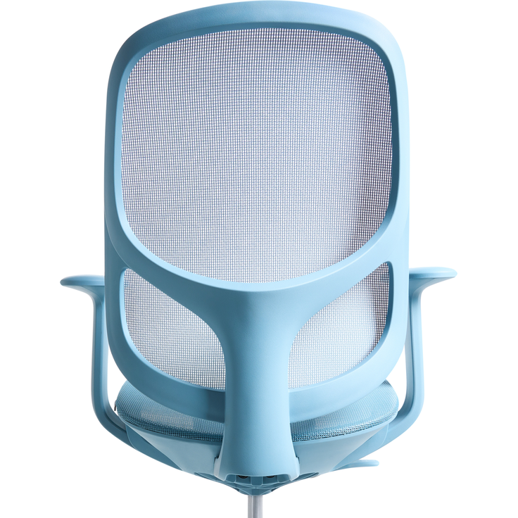 Bürostuhl AERI Stoff Hellblau – Bild 6
