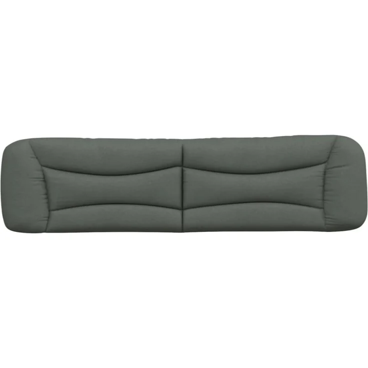 vidaXL Kopfteil-Kissen Dunkelgrau 200 cm Stoff 374617 – Bild 2