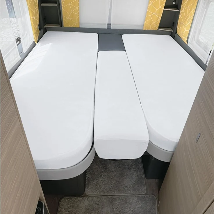 Erwin Müller Spannbettlaken, Molton, Gummizug: Rundumgummi, (1 Stück), Molton Uni – Bild 1