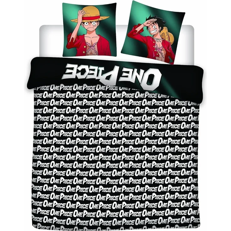 One Piece Bettbezug Set 240 × 220 cm mit 2 Kissenhüllen 65 × 65 cm für große Betten – Bild 6