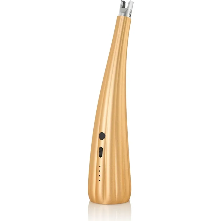 Arc Elekt. Lichtbogen-Feuerzeug Gold – USB-Tischfeuerzeug windfest & wiederaufla...