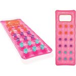 Bestway | Luftmatratze mit Fenster | Fashion Lounge | 188 x 71 cm | Farbe: Pink | ideal für Strand und Schwimmingpool
