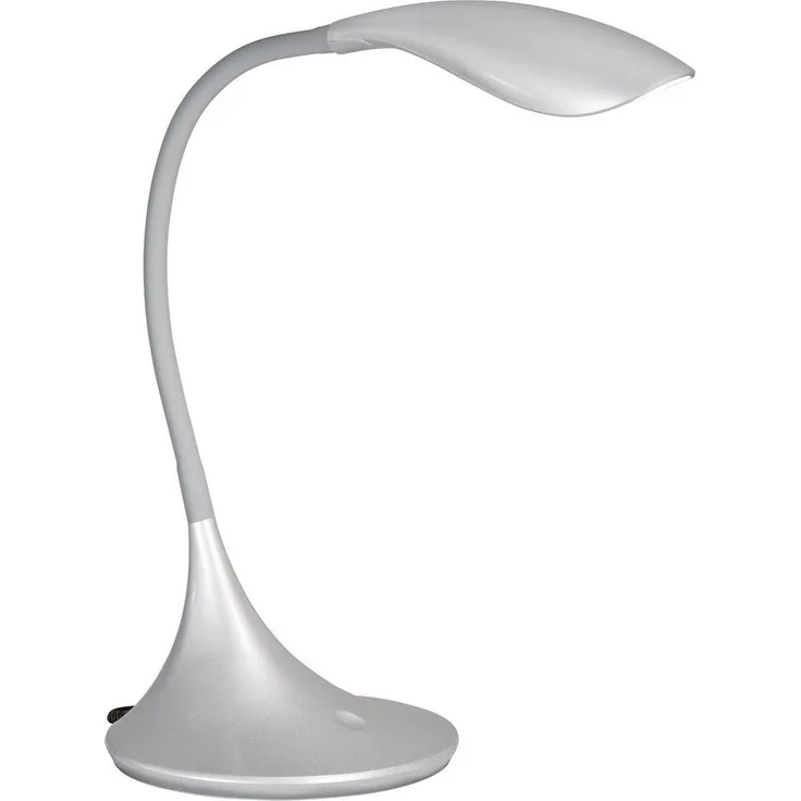 Fischer & Honsel 50720 LED Tischleuchte Nil silberfarben 3000K dimmbar