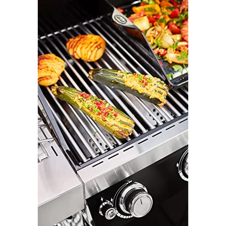 Rösle Grillrost, Edelstahl silber, 45 x 18 x 1,5 cm – Bild 3