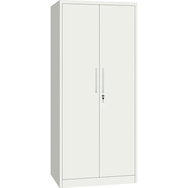 STEELSØN 'Regulus' Aktenschrank, Metall, weiß, 175x40x80 cm, abschließbar, Metallschrank mit 5 Fächern, geeignet als Werkzeugschrank – Bild 12