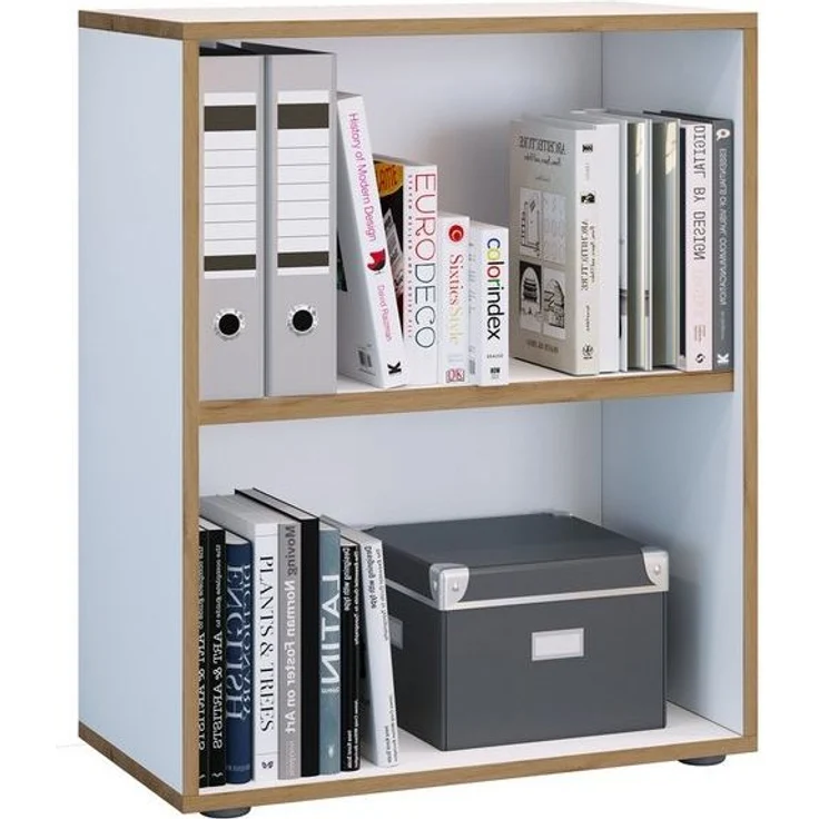 VCM Büroregal & Bücherregal Salia 920708 Weiß H. 74 x B. 60 x T. 33 cm – Bild 4