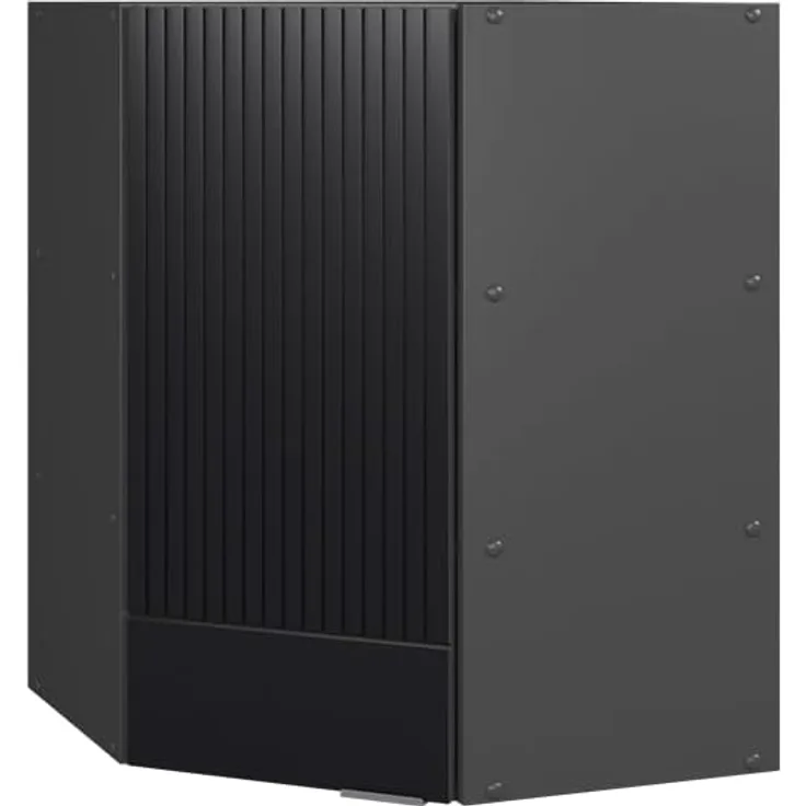 Eckhängeschrank Fame-Line Schwarz gestreift 57 cm Vicco