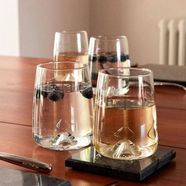 LAV Gläser-Set Terra Weinglas, 6-tlg, Glas, 6er-Set, 475ml, Ideal für kalte Getränke & dekorative Zwecke – Bild 4