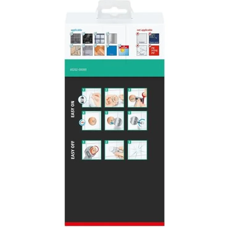 Tesa Duschablage Aluxx Aluminium verchromt inkl. Klebelösung – Bild 3