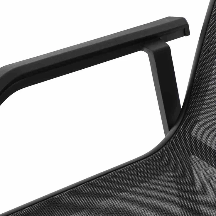 Siena Garden Tesoro Stapelsessel Alu Textilbezug silber schwarz – Bild 7