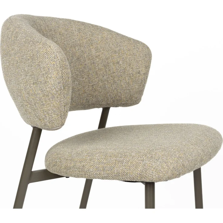Esszimmerstuhl Jasmine im 2er-Set, Grün mit Metallgestell 50 x 63 x 85 cm – Bild 7