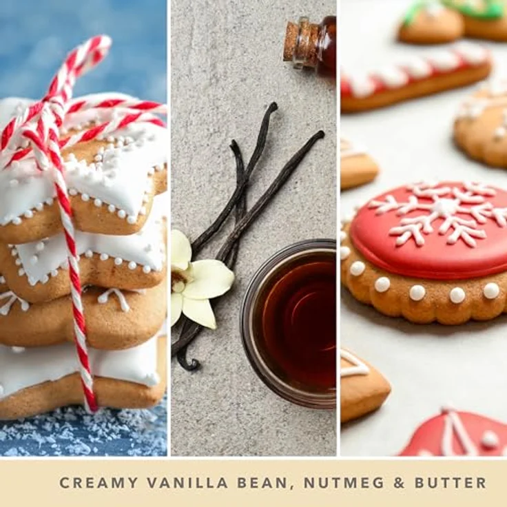 Yankee Candle Duftkerze im Glas (groß) | Christmas Cookie | Kerze mit langer Brenndauer bis zu 150 Stunden | Perfekte Geschenke für Frauen – Bild 2
