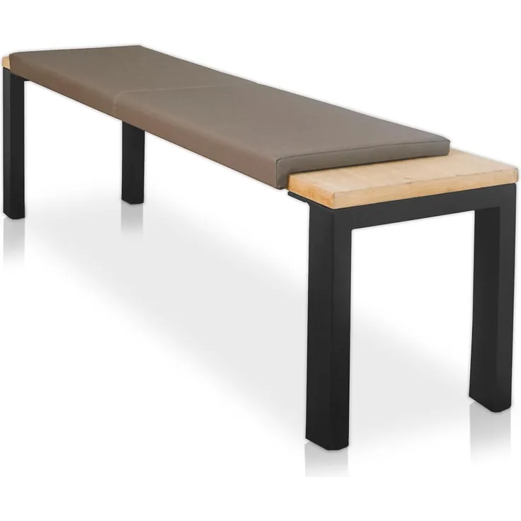 Lycce Bankauflage XXL Klemmkissen, Bankauflage, Sitzkissen für Sitzbank, viele Farben, (1 St), verrutscht nicht, 150cm breit, hochwertiger Kunstlederbezug