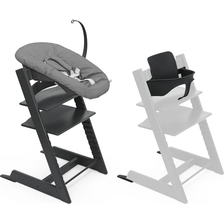 Stokke Hochstuhl Tripp Trapp Hochstuhl mit Newborn Set – Bild 1