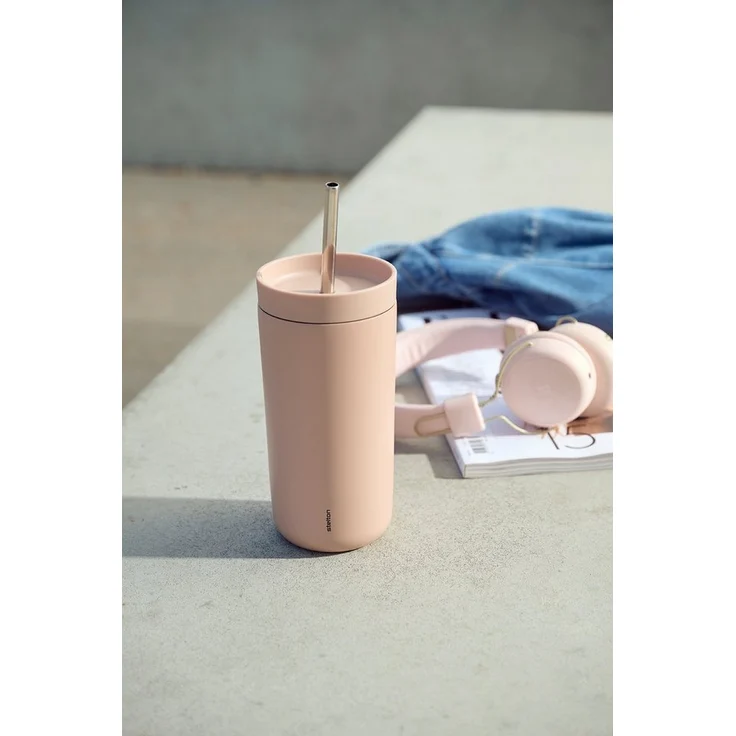 Stelton Thermobecher Stelton To Go Sip Thermobecher, 0,4 L, Metall, GRS, PP – Bild 3