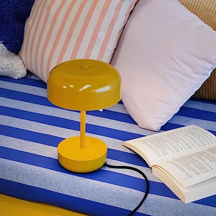 Dyberg Larsen Haipot Curry, Tischlampe G9 mit LED-Technologie für Nachttisch und Schreibtisch – Bild 5