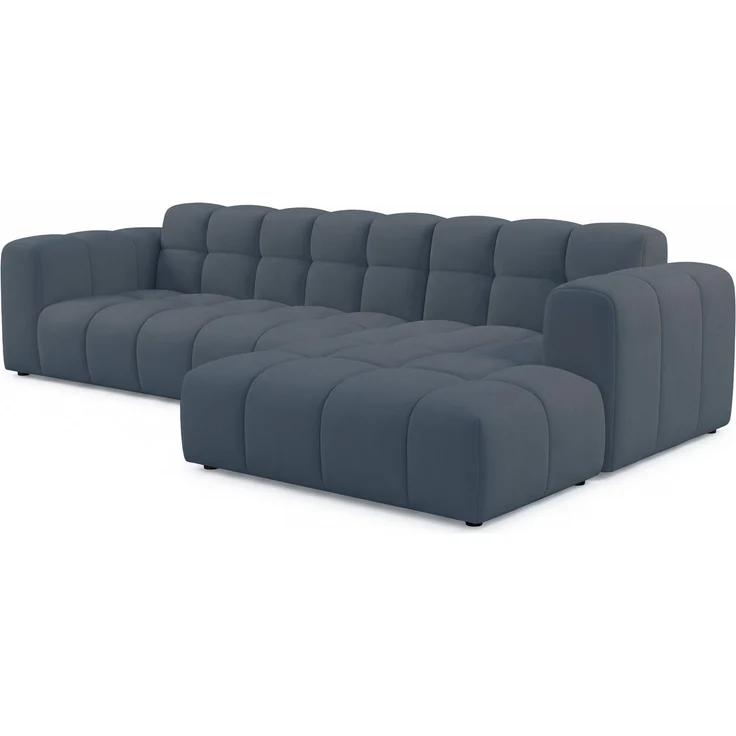 Selsey 'Boloon' Ecksofa L-Form, 3-Sitzer, rechts, Samt Hellblau, 300 cm – Bild 3