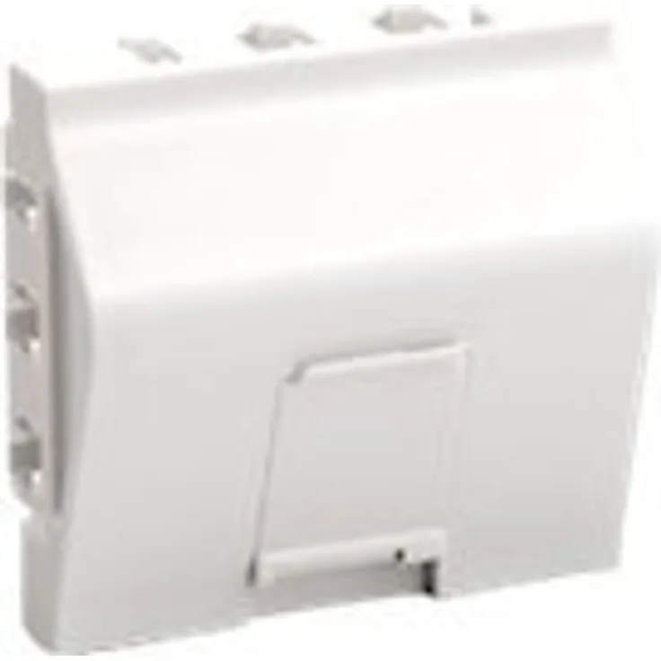 Equip Unterputzdose Einsatz French 1 Keystone 45x45 RAL9010 Polybeutel