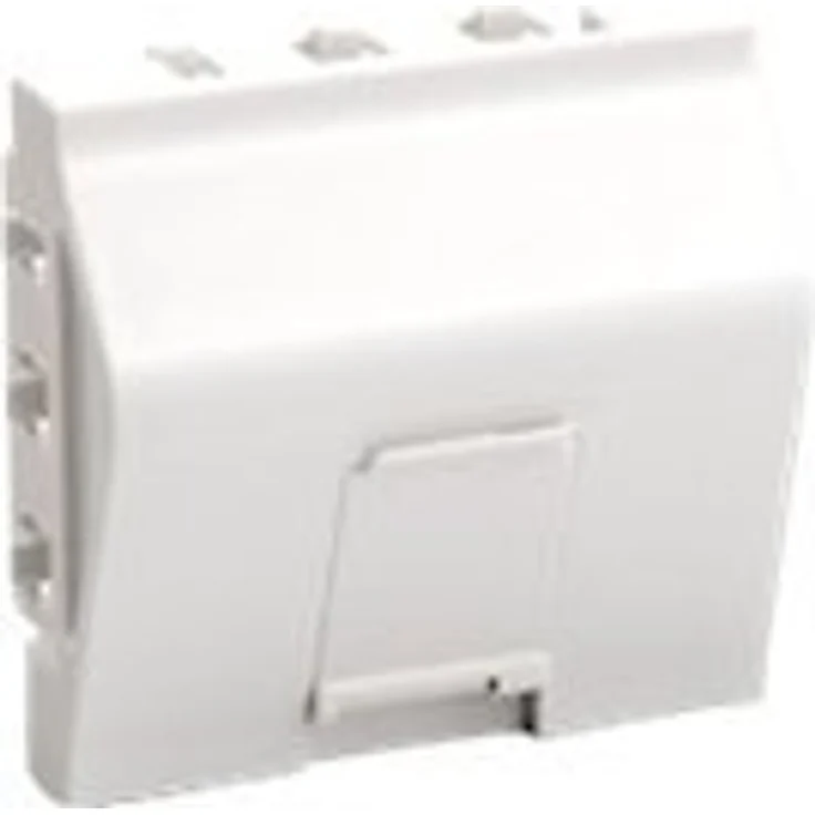 Equip Unterputzdose Einsatz French 1 Keystone 45x45 RAL9010 Polybeutel