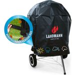 LANDMANN 'Premium' Wetterschutzhaube, Polyester schwarz, 70 x 70 x 90 cm