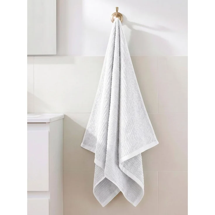 OTTO home Handtuch Riva, 50x100, Premium Handtücher, 500 gr/m², Webfrottier (1-St), Hoch-Tief-Struktur, Streifen, weich, 5 Jahre Garantie – Bild 2