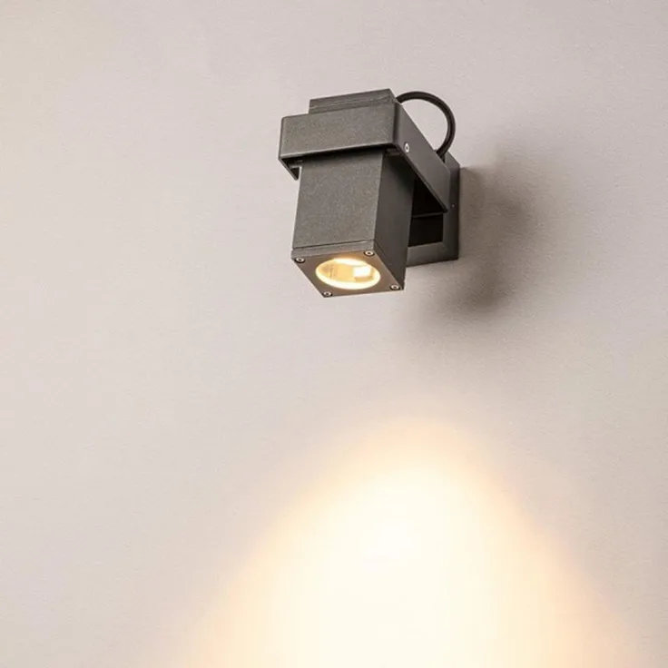 SLV 1004653 THEO BRACKET CW Outdoor Wand- und Deckenaufbauleuchte QPAR51 anthrazit