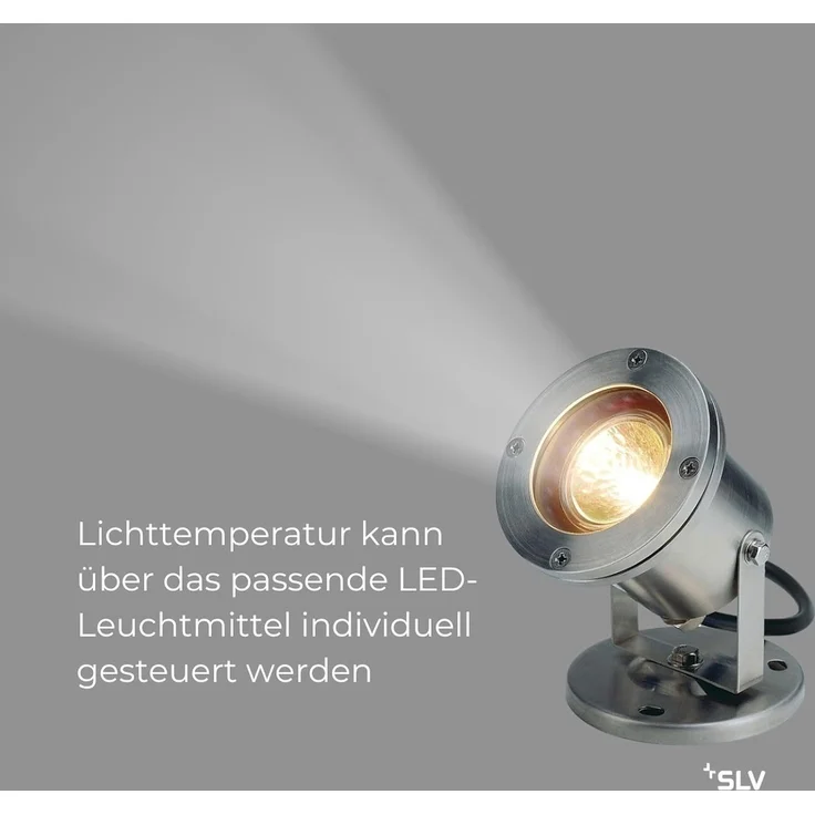 SLV NAUTILUS MR16, IP67, Edelstahl - Stand-, Wand- und Deckenleuchten (Outdoor) – Bild 3