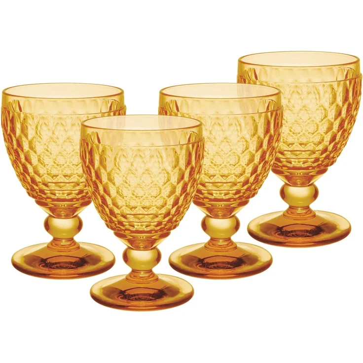 Villeroy & Boch Boston Coloured Wasserglas 400 ml Saffron 4er Set – Bild 4