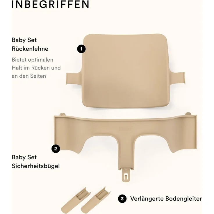 Stokke Babyset für 'Tripp Trapp' Hochstuhl, Glacier Green – Bild 3