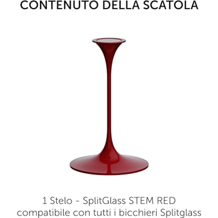 Trebonn SplitGlass Stiel Rot – Bild 3