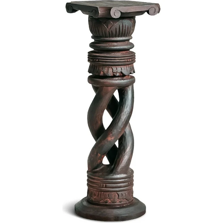 livasia Dekosäule Balinesische Säule aus Holz, gedreht, handgefertigt – Bild 5