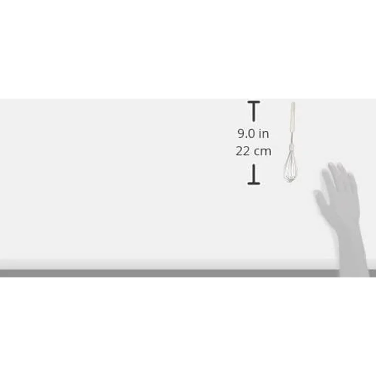 metaltex Schneebesen 20 cm weiß/ silberfarben – Bild 4