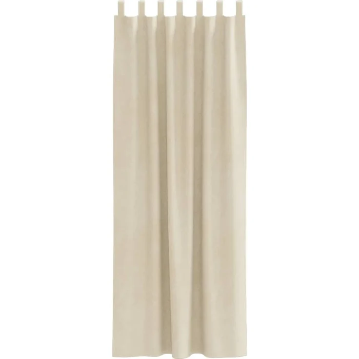 Verdunkelungsvorhänge 2 pcs | für Wohnzimmer & Schlafzimmer Creme 140 x 225 cm Samt – Bild 4