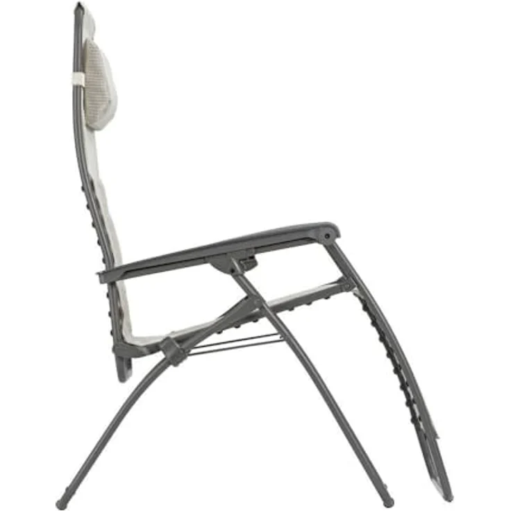 Lafuma Relaxsessel RSXA Clip, stufenlos verstellbar, Batyline® Stoff, UV-beständig, Seigle II – Bild 5