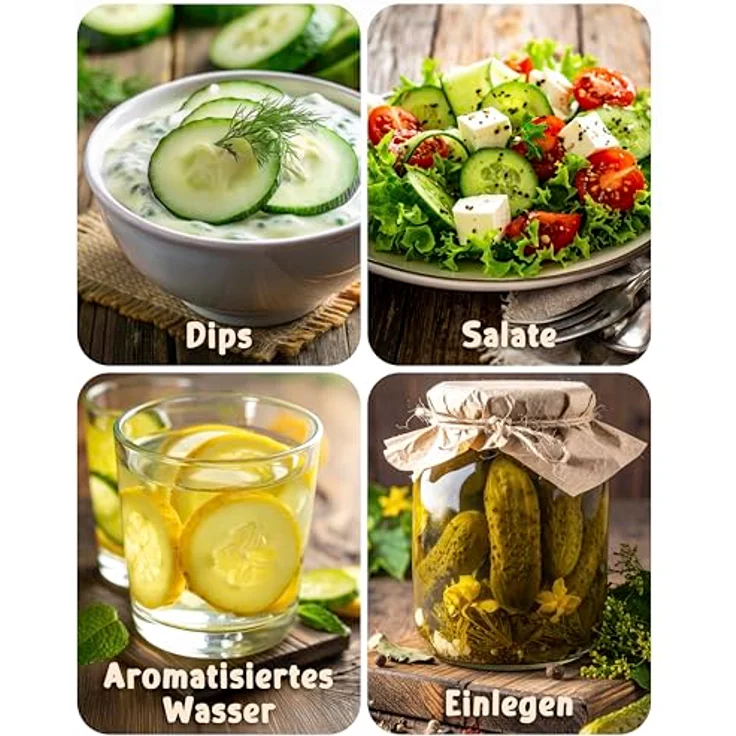 ZenGreens® - Bio Gurkensamen im 12er Set - 12 Gurken Samen für den einfachen Anbau im Garten, Balkon oder Hochbeet - Pflanzensamen - Saatgut – Bild 11