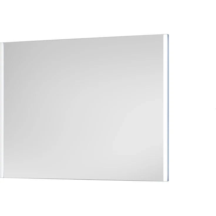 LED-Lichtspiegel >Mirror< in weiß / spiegel - 83x65x3 (BxHxT) – Bild 1