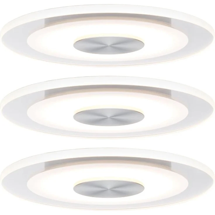 Paulmann Premium 3er-Set LED-Einbauleuchte 'Whirl Basisset', 4,9W dimmbar 3000K, 120 mm – Bild 6