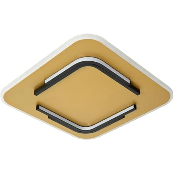 LUCIDE ANDREAS, LED-Deckenleuchte 1x30W 2700K, mattes Gold/Messing mit integrierter Lichtquelle – Bild 2