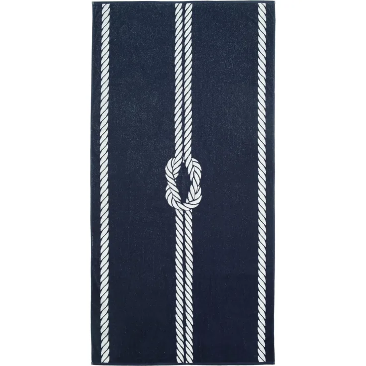 ZOLLNER Strandtuch, Glattvelours (1-St), 100 x 200 cm, 100% Baumwolle, vom Hotelwäschespezialisten