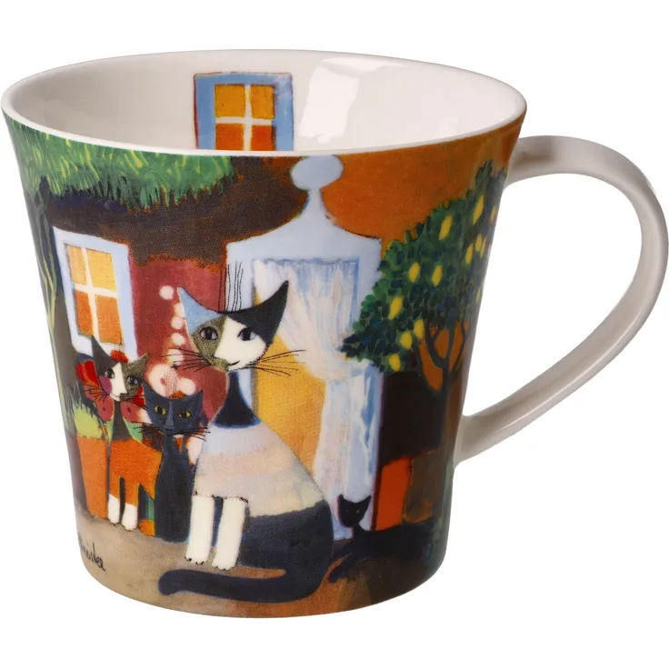 Goebel Coffee-/Tea Mug Rosina Wachtmeister - Una bellissima giornata, Fine Bone China, Bunt, 0. 35 L, 66861221