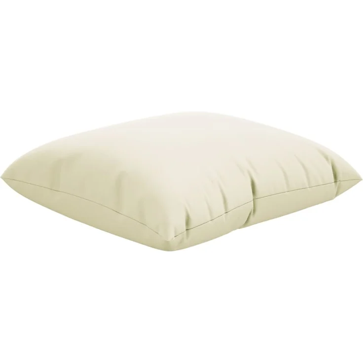 vidaXL Sofakissen 4 Stk. Creme 50x50 cm Stoff – Bild 4